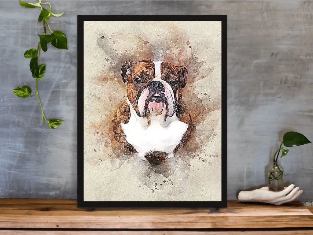 Custom Pet Portraits | Pet Portrait Painting on Canvas – Gifts Shack